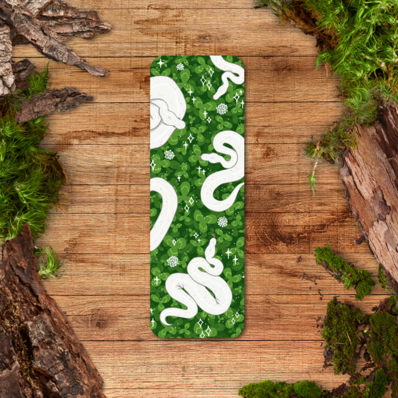 17 Bookmark - Clover Field - Blue Eyed Lucy Ball Python - Wholesale Pack of 4