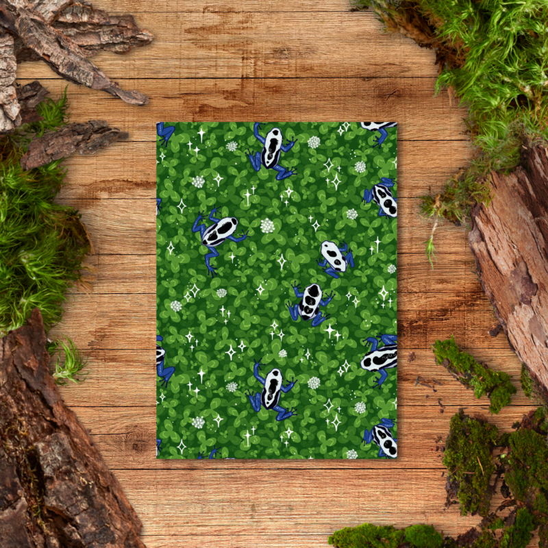 8 Notebook - Clover Field - Dendrobates tinctorius 'Oyapock' - Wholesale